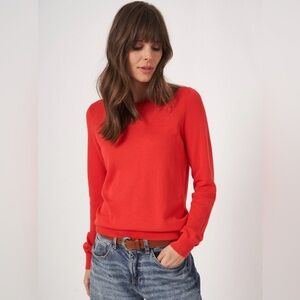 REPEAT Ladies Women’s Size Extra Extra Small Orange Cadhmere Sweater